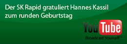 Rapid gratuliert Hannes Kassil